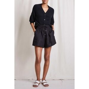 Apiece Apart | Trail Cotton Poplin Short In Black Size Small